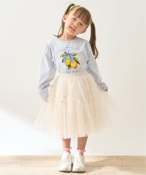 Lycee mine / リセマイン ミニ・ひざ丈スカート | なみなみ切り替えギャザーたっぷりチュールスカート【Lycee mine バレエシリーズ】 | 詳細15