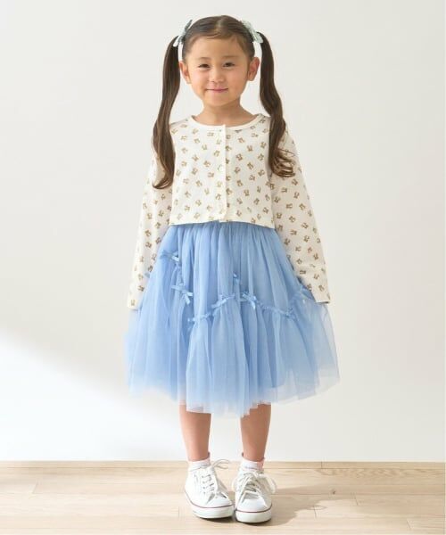 Lycee mine / リセマイン ミニ・ひざ丈スカート | なみなみ切り替えギャザーたっぷりチュールスカート【Lycee mine バレエシリーズ】 | 詳細20