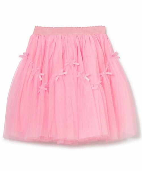 Lycee mine / リセマイン ミニ・ひざ丈スカート | なみなみ切り替えギャザーたっぷりチュールスカート【Lycee mine バレエシリーズ】 | 詳細5