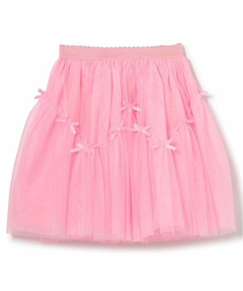 Lycee mine / リセマイン ミニ・ひざ丈スカート | なみなみ切り替えギャザーたっぷりチュールスカート【Lycee mine バレエシリーズ】 | 詳細6