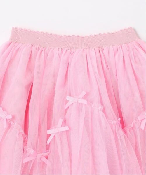Lycee mine / リセマイン ミニ・ひざ丈スカート | なみなみ切り替えギャザーたっぷりチュールスカート【Lycee mine バレエシリーズ】 | 詳細7