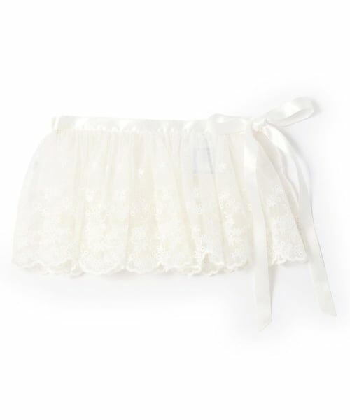 Lycee mine / リセマイン ミニ・ひざ丈スカート | 【2way】衿にもなるチュール巻きスカート【Lycee mineバレエシリーズ】 | 詳細1