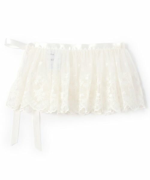 Lycee mine / リセマイン ミニ・ひざ丈スカート | 【2way】衿にもなるチュール巻きスカート【Lycee mineバレエシリーズ】 | 詳細2
