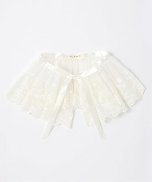 Lycee mine / リセマイン ミニ・ひざ丈スカート | 【2way】衿にもなるチュール巻きスカート【Lycee mineバレエシリーズ】 | 詳細3