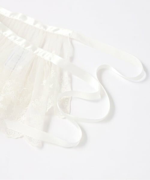 Lycee mine / リセマイン ミニ・ひざ丈スカート | 【2way】衿にもなるチュール巻きスカート【Lycee mineバレエシリーズ】 | 詳細4