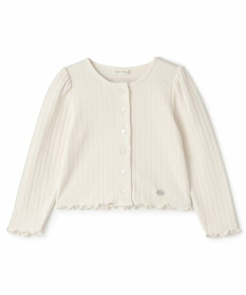 Lycee mine / リセマイン カーディガン・ボレロ | 【UV加工】パターンメッシュカーディガン | 詳細1