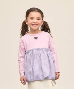 Lycee mine / リセマイン Tシャツ | 【綿100％】 【速乾・UV・型崩れしない】【どちらが前でもOK】【ムテキT】バルーンペプラムトップス