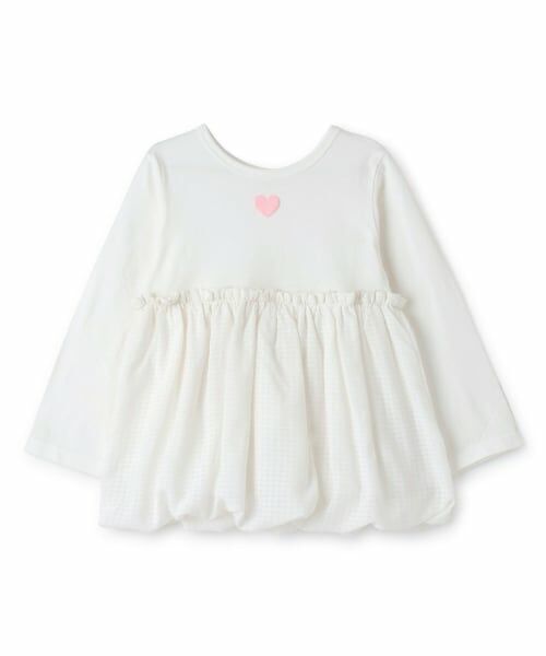 Lycee mine / リセマイン Tシャツ | 【綿100％】 【速乾・UV・型崩れしない】【どちらが前でもOK】【ムテキT】バルーンペプラムトップス | 詳細1