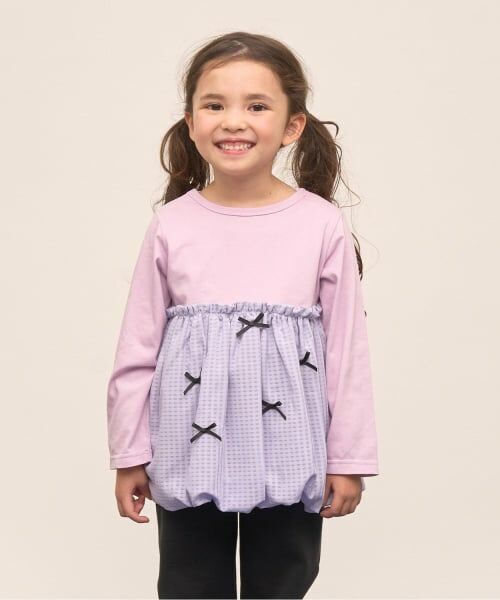 Lycee mine / リセマイン Tシャツ | 【綿100％】 【速乾・UV・型崩れしない】【どちらが前でもOK】【ムテキT】バルーンペプラムトップス | 詳細21