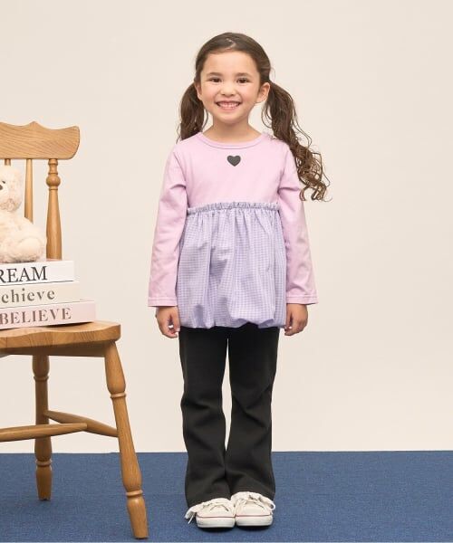 Lycee mine / リセマイン Tシャツ | 【綿100％】 【速乾・UV・型崩れしない】【どちらが前でもOK】【ムテキT】バルーンペプラムトップス | 詳細22