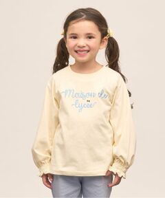 Lycee mine / リセマイン Tシャツ | 【綿100％】 【速乾・UV・型崩れしない】【ムテキT】ロゴ刺しゅうシャーリングスリーブトップス