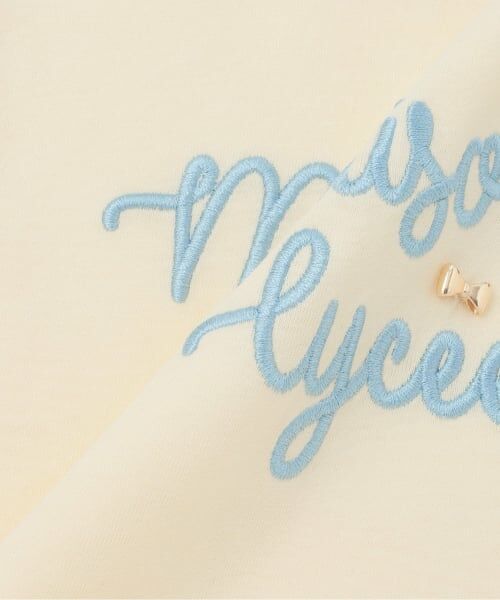 Lycee mine / リセマイン Tシャツ | 【綿100％】 【速乾・UV・型崩れしない】【ムテキT】ロゴ刺しゅうシャーリングスリーブトップス | 詳細12