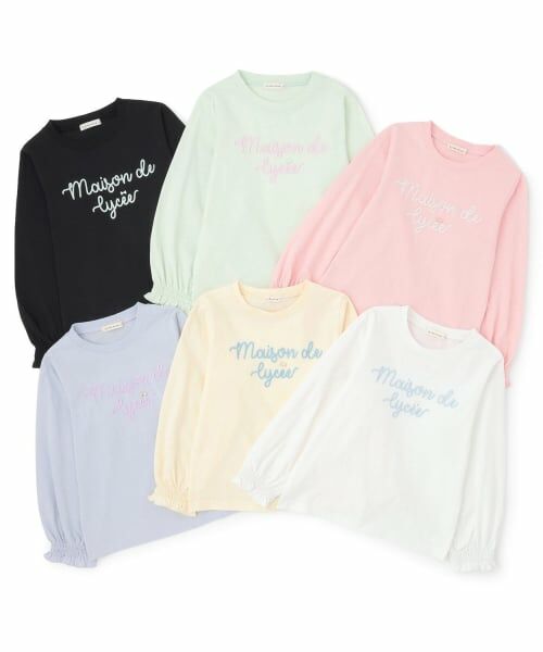 Lycee mine / リセマイン Tシャツ | 【綿100％】 【速乾・UV・型崩れしない】【ムテキT】ロゴ刺しゅうシャーリングスリーブトップス | 詳細13