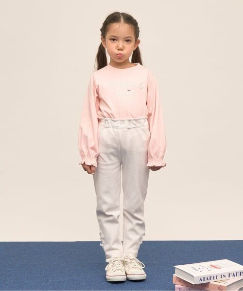 Lycee mine / リセマイン Tシャツ | 【綿100％】 【速乾・UV・型崩れしない】【ムテキT】ロゴ刺しゅうシャーリングスリーブトップス | 詳細16