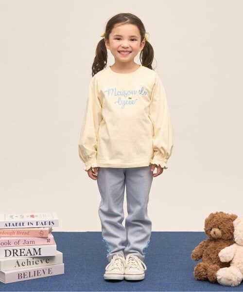 Lycee mine / リセマイン Tシャツ | 【綿100％】 【速乾・UV・型崩れしない】【ムテキT】ロゴ刺しゅうシャーリングスリーブトップス | 詳細18