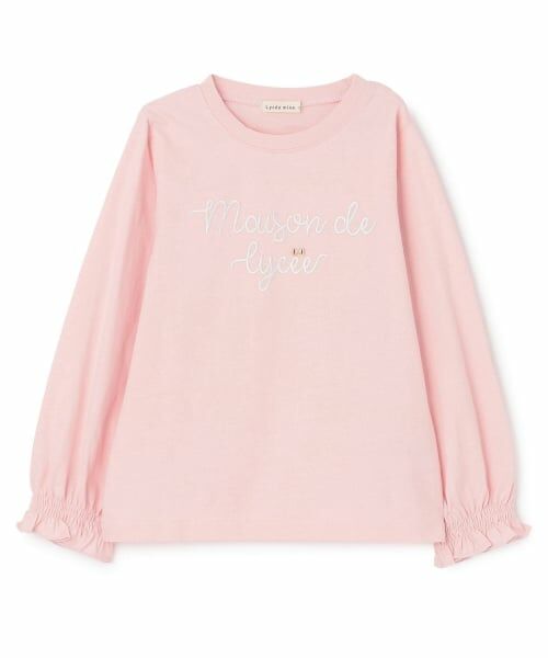 Lycee mine / リセマイン Tシャツ | 【綿100％】 【速乾・UV・型崩れしない】【ムテキT】ロゴ刺しゅうシャーリングスリーブトップス | 詳細2