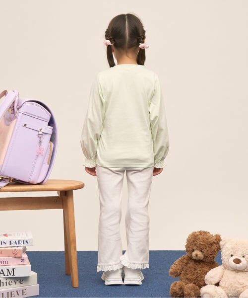 Lycee mine / リセマイン Tシャツ | 【綿100％】 【速乾・UV・型崩れしない】【ムテキT】ロゴ刺しゅうシャーリングスリーブトップス | 詳細21