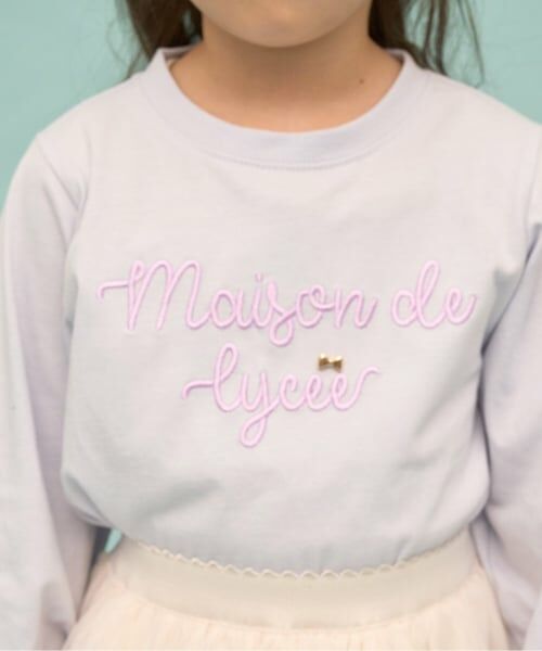 Lycee mine / リセマイン Tシャツ | 【綿100％】 【速乾・UV・型崩れしない】【ムテキT】ロゴ刺しゅうシャーリングスリーブトップス | 詳細26