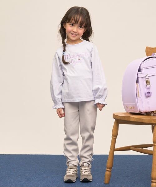 Lycee mine / リセマイン Tシャツ | 【綿100％】 【速乾・UV・型崩れしない】【ムテキT】ロゴ刺しゅうシャーリングスリーブトップス | 詳細28