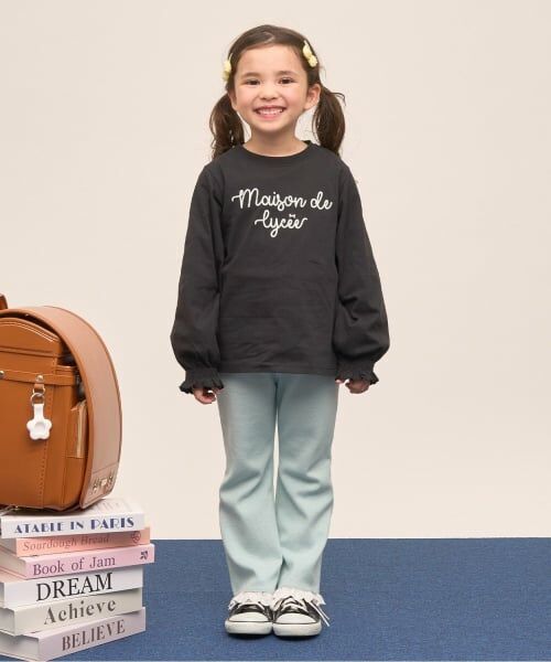 Lycee mine / リセマイン Tシャツ | 【綿100％】 【速乾・UV・型崩れしない】【ムテキT】ロゴ刺しゅうシャーリングスリーブトップス | 詳細29