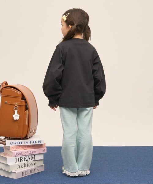 Lycee mine / リセマイン Tシャツ | 【綿100％】 【速乾・UV・型崩れしない】【ムテキT】ロゴ刺しゅうシャーリングスリーブトップス | 詳細30