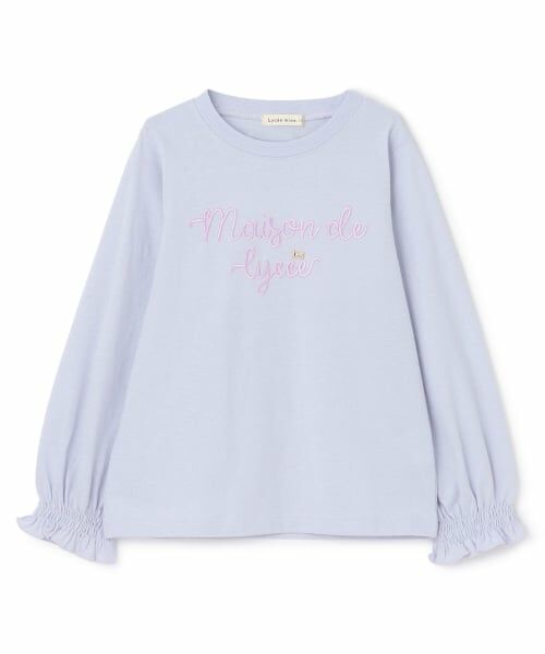 Lycee mine / リセマイン Tシャツ | 【綿100％】 【速乾・UV・型崩れしない】【ムテキT】ロゴ刺しゅうシャーリングスリーブトップス | 詳細4