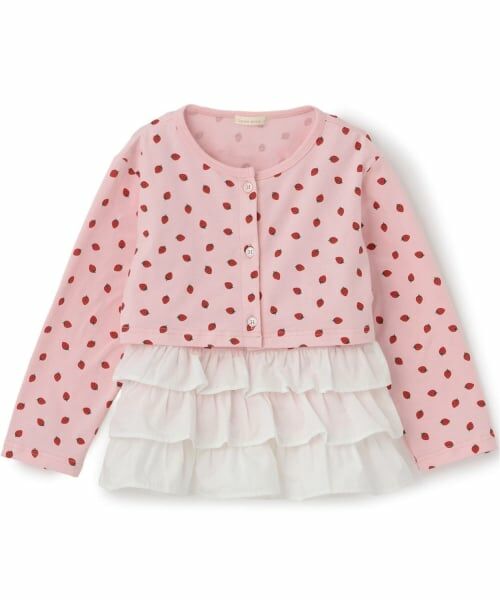 Lycee mine / リセマイン その他トップス | 【速乾・UV・型崩れしない】アソート総柄ミニ丈カーディガン・フリルキャミセット【Lycee mine バレエシリーズ】 | 詳細2