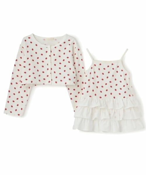 Lycee mine / リセマイン その他トップス | 【速乾・UV・型崩れしない】アソート総柄ミニ丈カーディガン・フリルキャミセット【Lycee mine バレエシリーズ】 | 詳細6