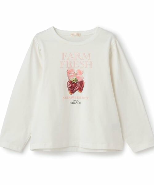 Lycee mine / リセマイン Tシャツ | 【速乾・UV・型崩れしない】アソートフルーツプリントパフAラインTシャツ【Lycee mineバレエシリーズ】 | 詳細1