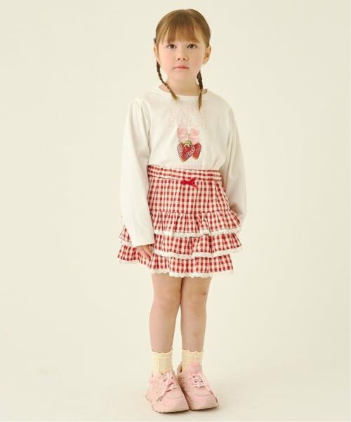 Lycee mine / リセマイン Tシャツ | 【速乾・UV・型崩れしない】アソートフルーツプリントパフAラインTシャツ【Lycee mineバレエシリーズ】 | 詳細11