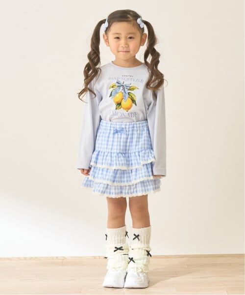 Lycee mine / リセマイン Tシャツ | 【速乾・UV・型崩れしない】アソートフルーツプリントパフAラインTシャツ【Lycee mineバレエシリーズ】 | 詳細22