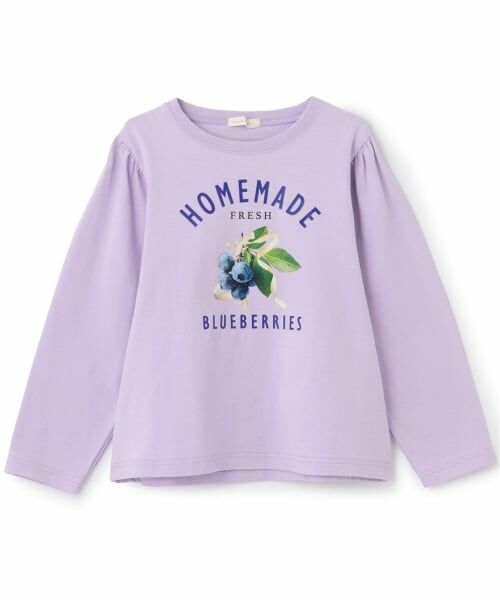 Lycee mine / リセマイン Tシャツ | 【速乾・UV・型崩れしない】アソートフルーツプリントパフAラインTシャツ【Lycee mineバレエシリーズ】 | 詳細4