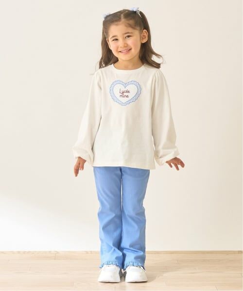 Lycee mine / リセマイン Tシャツ | 【速乾・UV・型崩れしない】ハートプリントふわっとパフスリーブTシャツ【Lycee mine バレエシリーズ】 | 詳細11