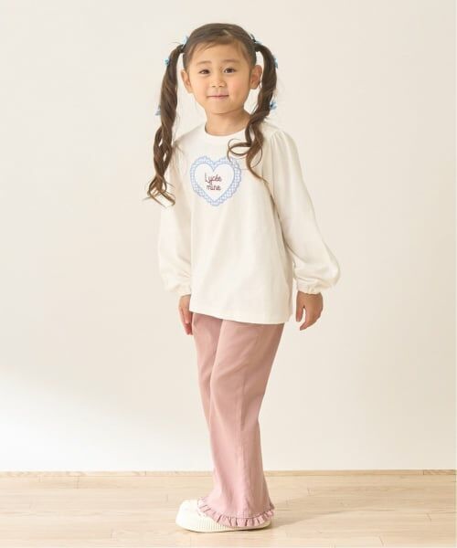 Lycee mine / リセマイン Tシャツ | 【速乾・UV・型崩れしない】ハートプリントふわっとパフスリーブTシャツ【Lycee mine バレエシリーズ】 | 詳細12