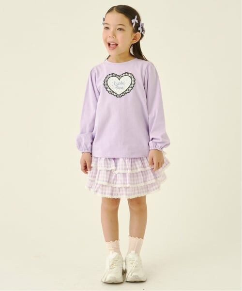 Lycee mine / リセマイン Tシャツ | 【速乾・UV・型崩れしない】ハートプリントふわっとパフスリーブTシャツ【Lycee mine バレエシリーズ】 | 詳細17