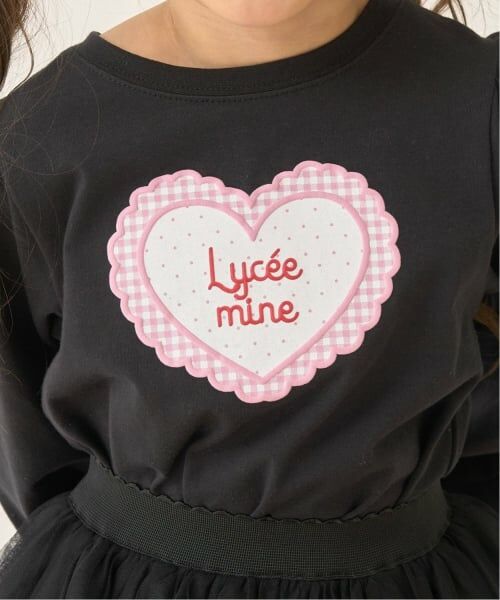 Lycee mine / リセマイン Tシャツ | 【速乾・UV・型崩れしない】ハートプリントふわっとパフスリーブTシャツ【Lycee mine バレエシリーズ】 | 詳細23