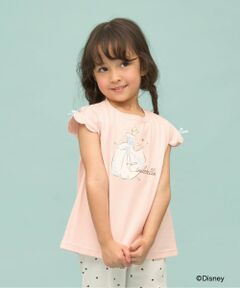 Lycee mine / リセマイン Tシャツ | 【綿100％】 【Disney】【速乾・UV・型崩れしない】スカラップスリーブアソート転写プリントTシャツ