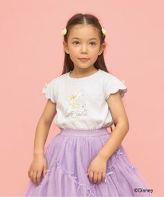 Lycee mine / リセマイン Tシャツ | 【綿100％】 【Disney】【速乾・UV・型崩れしない】スカラップスリーブアソート転写プリントTシャツ
