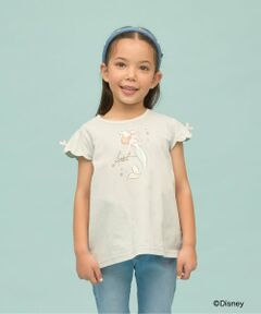Lycee mine / リセマイン Tシャツ | 【綿100％】 【Disney】【速乾・UV・型崩れしない】スカラップスリーブアソート転写プリントTシャツ