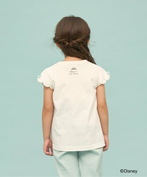 Lycee mine / リセマイン Tシャツ | 【綿100％】 【Disney】【速乾・UV・型崩れしない】スカラップスリーブアソート転写プリントTシャツ | 詳細13