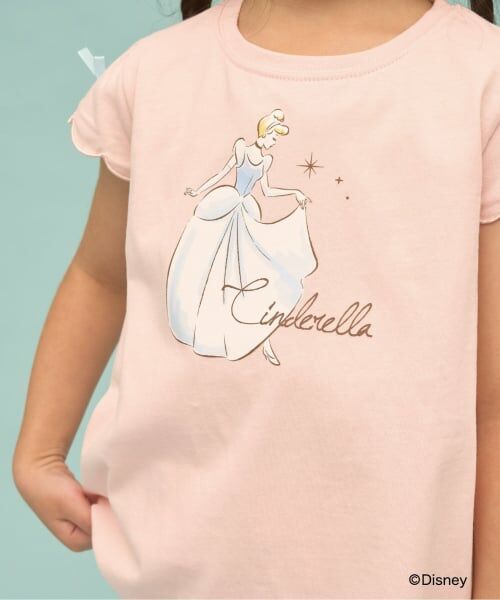 Lycee mine / リセマイン Tシャツ | 【綿100％】 【Disney】【速乾・UV・型崩れしない】スカラップスリーブアソート転写プリントTシャツ | 詳細16