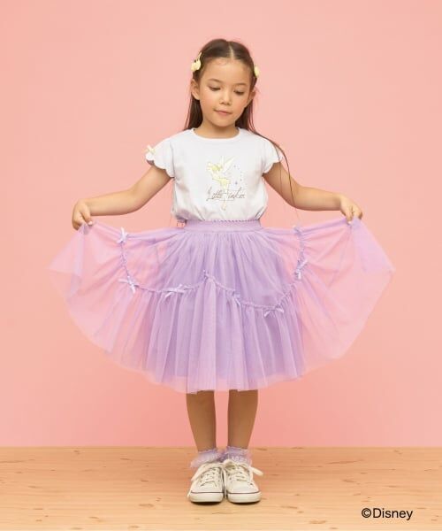 Lycee mine / リセマイン Tシャツ | 【綿100％】 【Disney】【速乾・UV・型崩れしない】スカラップスリーブアソート転写プリントTシャツ | 詳細17