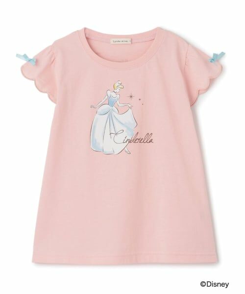 Lycee mine / リセマイン Tシャツ | 【綿100％】 【Disney】【速乾・UV・型崩れしない】スカラップスリーブアソート転写プリントTシャツ | 詳細2