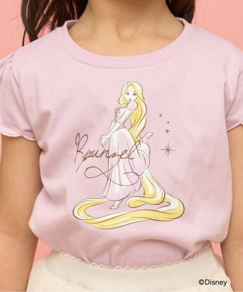 Lycee mine / リセマイン Tシャツ | 【綿100％】 【Disney】【速乾・UV・型崩れしない】スカラップスリーブアソート転写プリントTシャツ | 詳細22