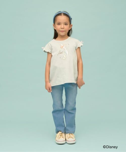 Lycee mine / リセマイン Tシャツ | 【綿100％】 【Disney】【速乾・UV・型崩れしない】スカラップスリーブアソート転写プリントTシャツ | 詳細25