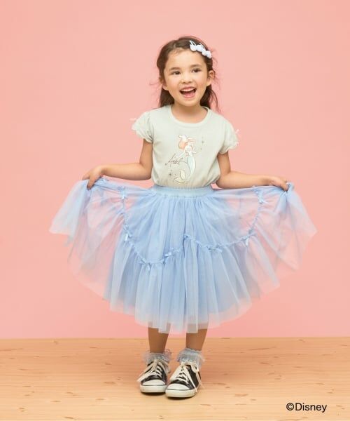 Lycee mine / リセマイン Tシャツ | 【綿100％】 【Disney】【速乾・UV・型崩れしない】スカラップスリーブアソート転写プリントTシャツ | 詳細26