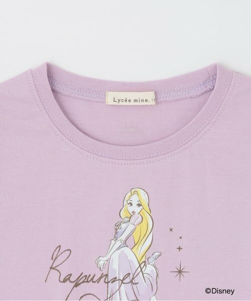 Lycee mine / リセマイン Tシャツ | 【綿100％】 【Disney】【速乾・UV・型崩れしない】スカラップスリーブアソート転写プリントTシャツ | 詳細7