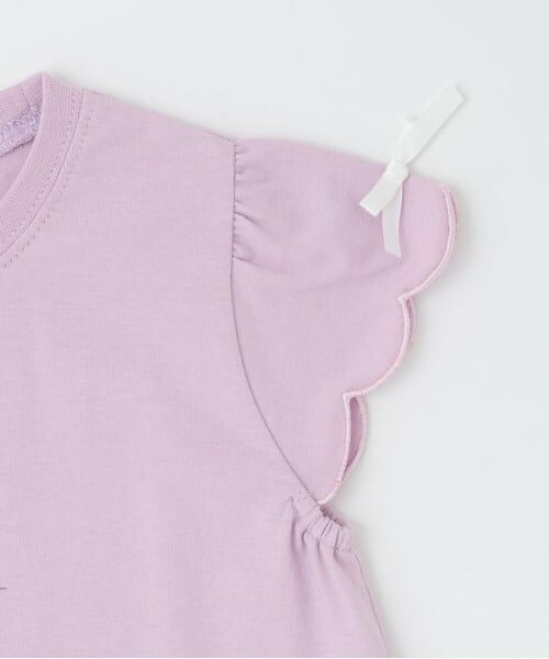 Lycee mine / リセマイン Tシャツ | 【綿100％】 【Disney】【速乾・UV・型崩れしない】スカラップスリーブアソート転写プリントTシャツ | 詳細8