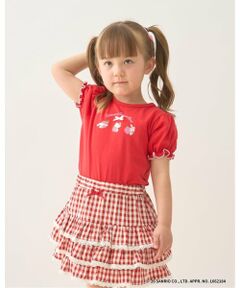 Lycee mine / リセマイン Tシャツ | 【サンリオキャラクターズ】【速乾・UV・型崩れしない】いちごのおうちプリントTシャツ