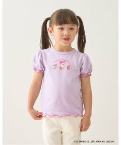 Lycee mine / リセマイン Tシャツ | 【サンリオキャラクターズ】【速乾・UV・型崩れしない】いちごのおうちプリントTシャツ